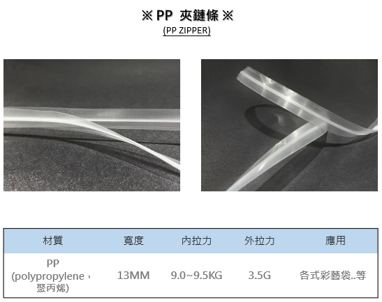 PP夾鏈/夾鏈條